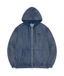 OG ZIP-UP HOODIE indigo