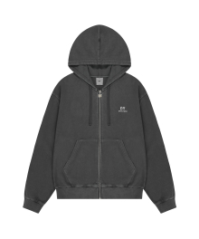 PIGMENT ODOLLY HOODIE ZIP UP - BLACK