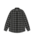 B.S CHECK SHIRTS - BLACK