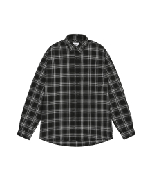 B.S CHECK SHIRTS - BLACK