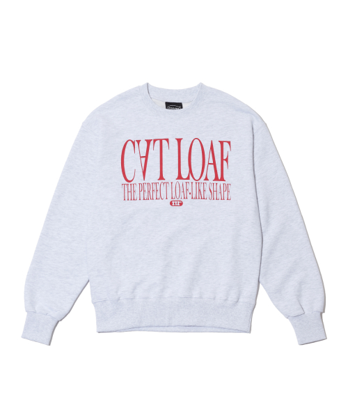 【ITZAVIBE】CAT PERSON LETTERING SWEATSHIRT 