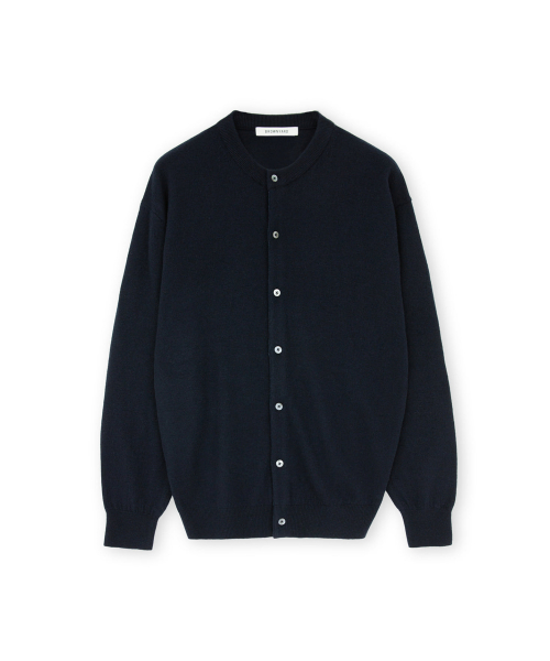 Round Cardigan, Dark Navy