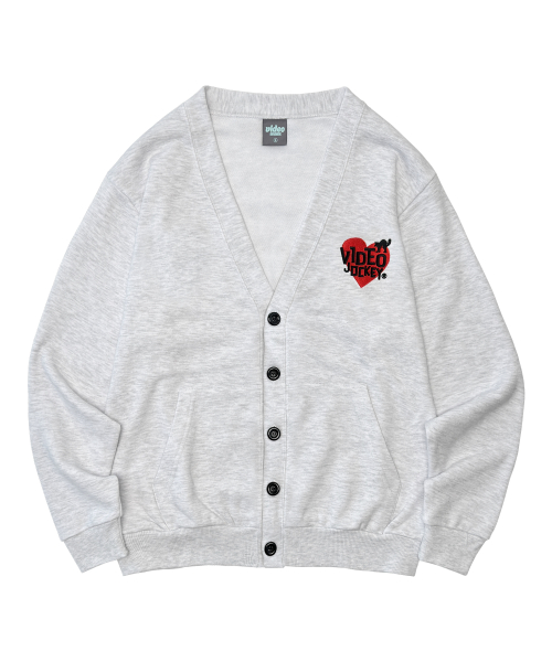 Кардиган «Сердце кошки» — Grey