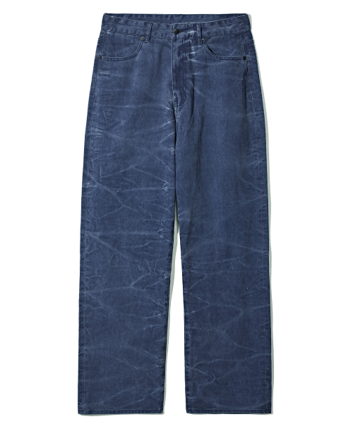 Выцветшие брюки катионик Navy