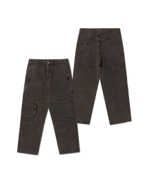 OVERDYED CARGO JEANS_BROWN(IK2EFMD112A)