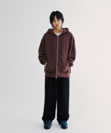 SIDE DAMAGED STUD SWEATPANTS_BLACK(IK2EFMPA01A)