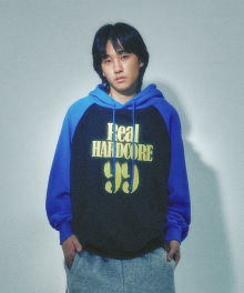 HARDCORE RAGLAN HOODIE_BLUE(IK2EFMM413A)