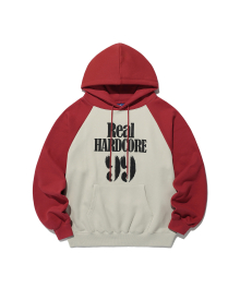 HARDCORE RAGLAN HOODIE_RED(IK2EFMM413A)