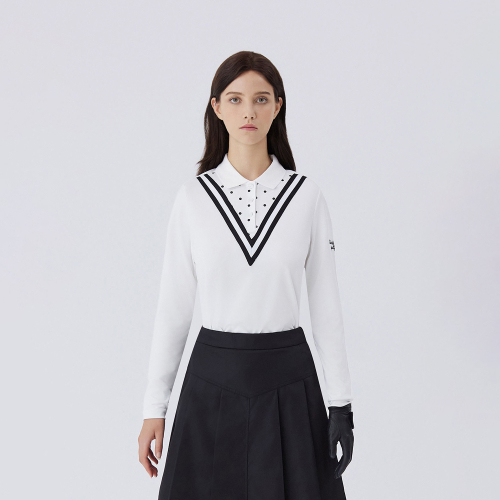 Dot Combi Tshirts_OFF-белый
