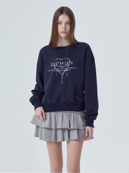 Love Artwork Sweatрубашка, Navy