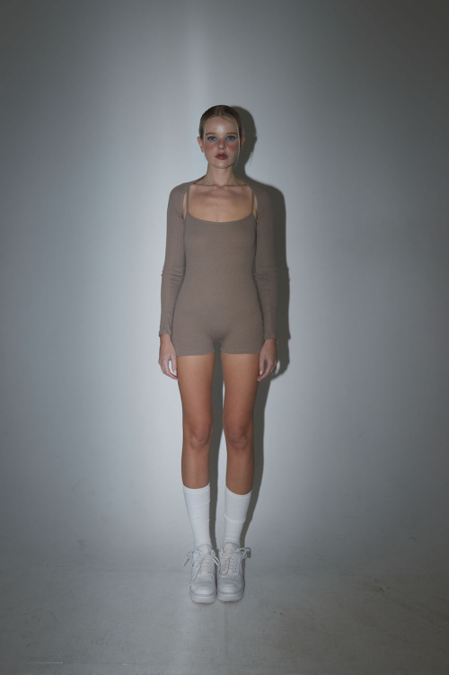 BODYSUIT + BOLERO кардиган SET MOCHA