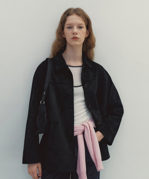 Modern Suede Half куртка (Black)