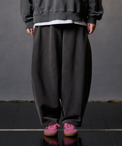 [M~XL] Широкие брюки-баллоны с пигментным окрашиванием