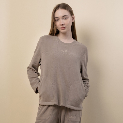 Флисовый свитшот с внешним швом DTF4W-4151 3colors