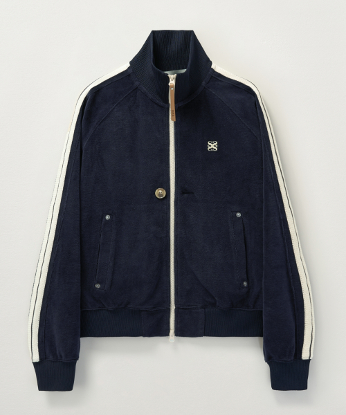 (W) Велюровая олимпийка Lawton - Navy