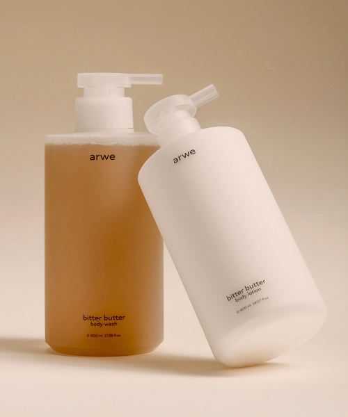 아르베() 비터버터 바디워시 500ml & 바디로션 400ml 세트 상품 이미지