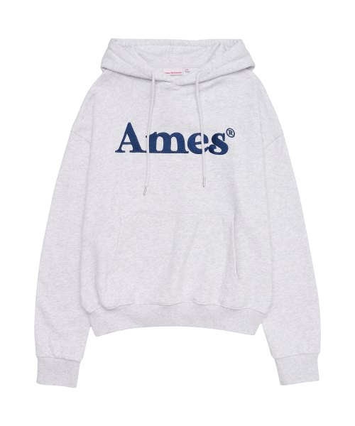 BASIC LOGO HOODIE LIGHT GREY