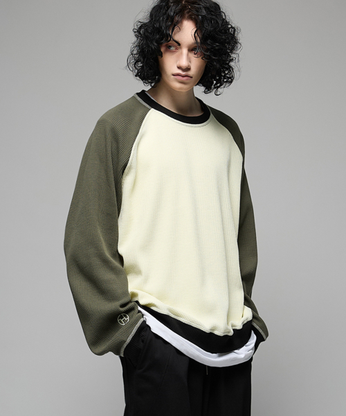 VTG Waffle color effects khaki
