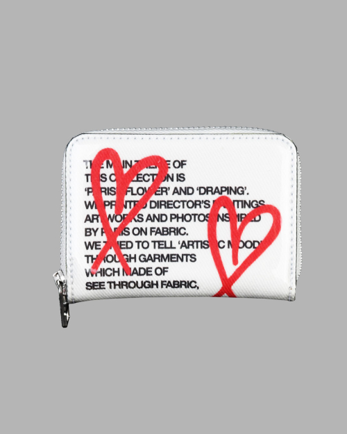 더뮤지엄비지터(THEMUSEUMVISITOR) PVC HEART PRINTED WALLET 더뮤지엄비지터(THEMUSEUMVISITOR) PVC HEART PRINTED WALLET