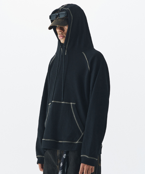 VTG Waffle худи black