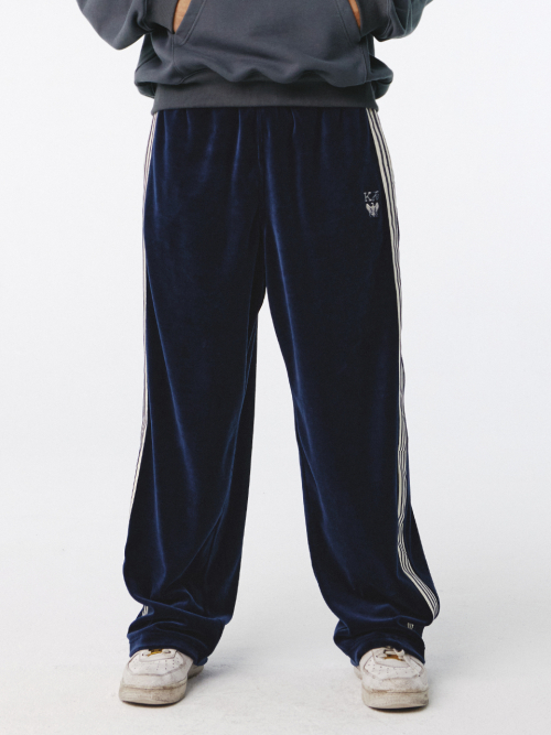 パンツ KIJUN Velor Track Pants Navy L RP001748Q-07PM_1_FW24_P1_M.jpg