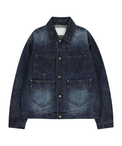 BRUSHED DENIM куртка (BLUE)