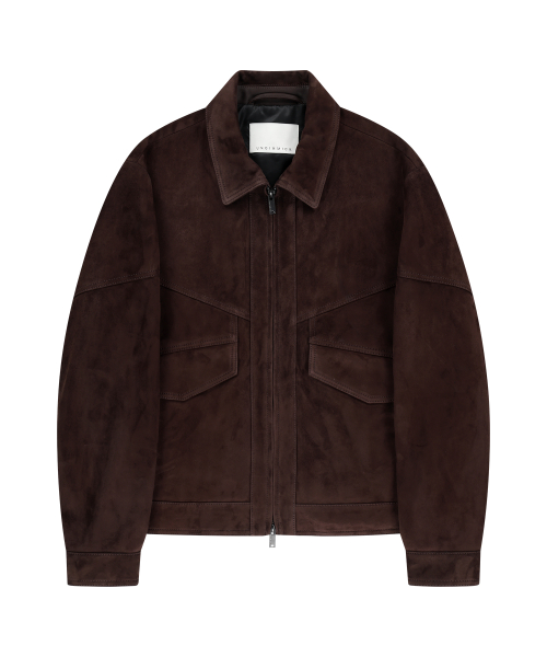 SUEDE TRUCKER куртка (WINE / GOATSKIN)