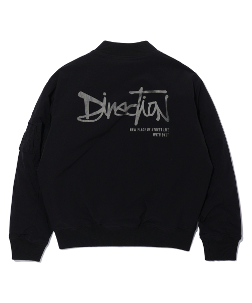 Direction стёганый бомбер — Black_1 (MP1JU006-075)