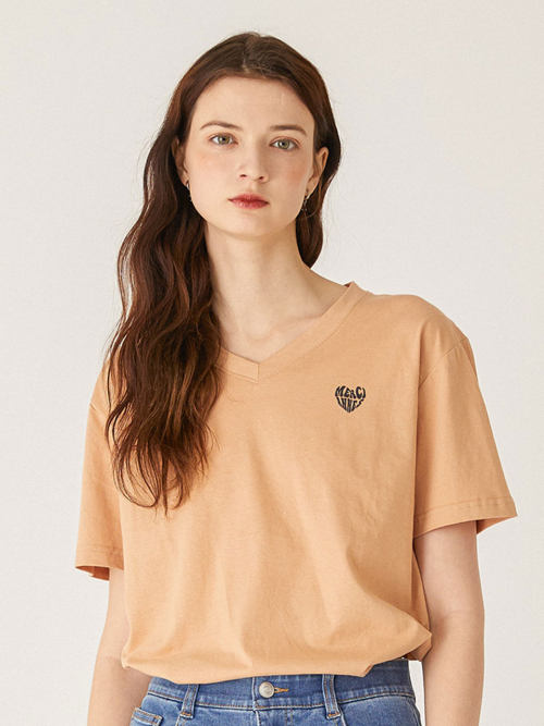 메르시앤에스() Merci Logo V-neck T-shirt_SA3STN5 28 상품 이미지