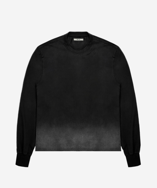 【BLUER】Destroyed Back Gradation Washing Long Sleeve BLR BLUER / Destroyed Back Gradation Washing LS T-Shirt（Buy