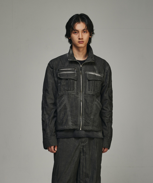 비엘알(BLR) Dyed Multi-Pocket Nylon Work Jacket - 사이즈 & 후기