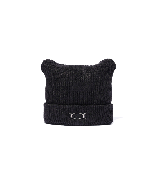 帽子・その他 CRITIC DEVIL EAR WORMHOLE BEANIE BLACK CTHTEC002BK 크리틱(CRITIC) DEVIL EAR WORMHOLE BEANIE BLACK - 사이즈