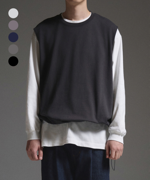Round Neck String Vest [5 Colors]