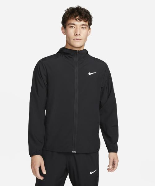 M NK DF FORM HD JKT - BLACK/(REFLECTIVE SILV)