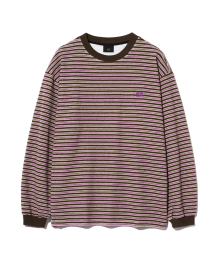 TAG TOWEL STRIPE LONGSLEEVE - PURPLE