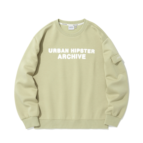 Signature лого свитшот — Beige ITY3TM02ABE