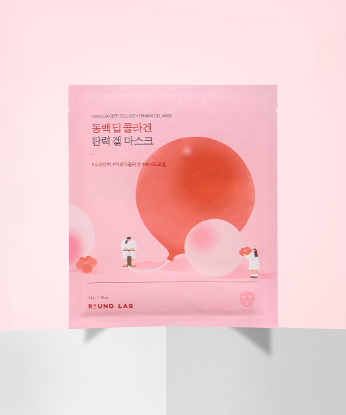 라운드랩() 동백 딥 콜라겐 탄력 겔 마스크 4매 상품 이미지