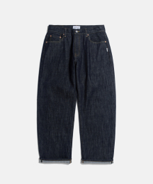 Selvedge Relaxed Denim Pants Dark Indigo