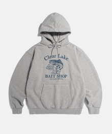 Bait Shop Heavyweight Hoodie Grey