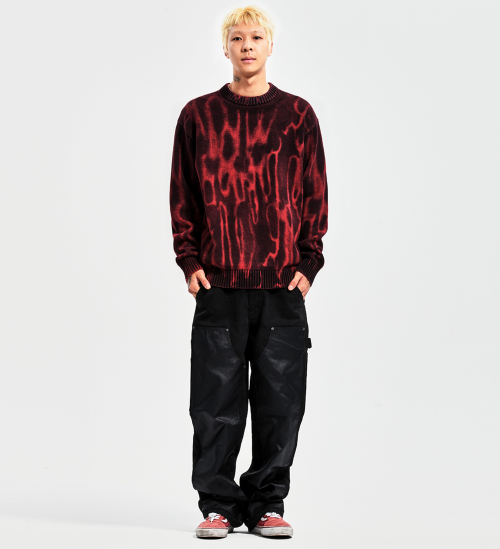 NORTHERN LIGHT SWEATER красный