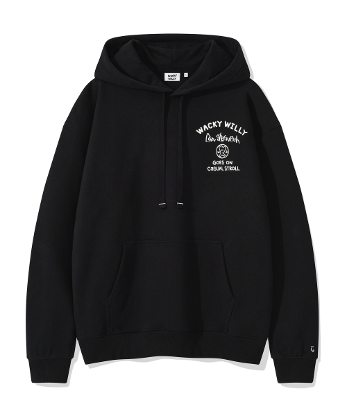 Худи Heavy Terry с надписью — Black