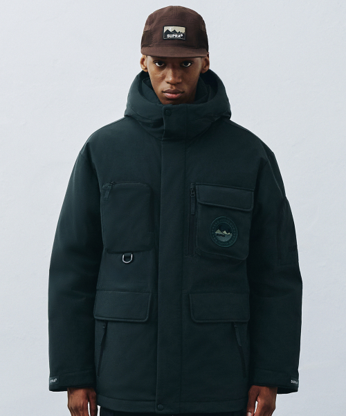 Пуховик Pocket Mid Goose Down (GREEN)