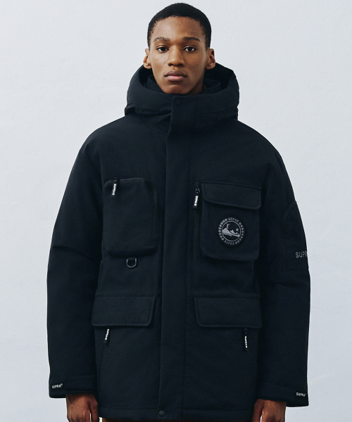 Пуховик Pocket Mid Goose Down (BLACK)