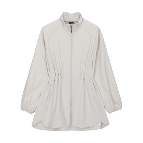 W Comfy куртка с кулиской — Warm Gray