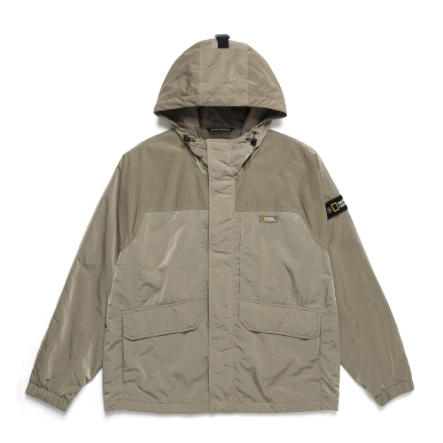 Фактурная худи-куртка N243UJP930 S BEIGE