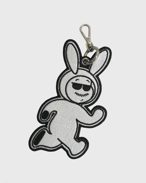 【JUNNE】JNE A06 Embroidery Key Ring ★ JNE A06 Black /White 준느(JUNNE) JNE A06 Embroidery Key Ring Black/White - 사이즈