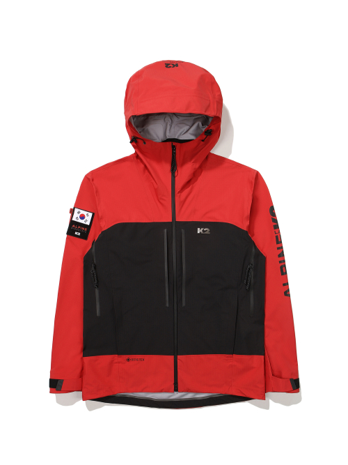 ALP Gore-Tex 3L профессиональная водонепроницаемая куртка — Red KMU24701R2