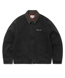 Denim Work Jacket Black