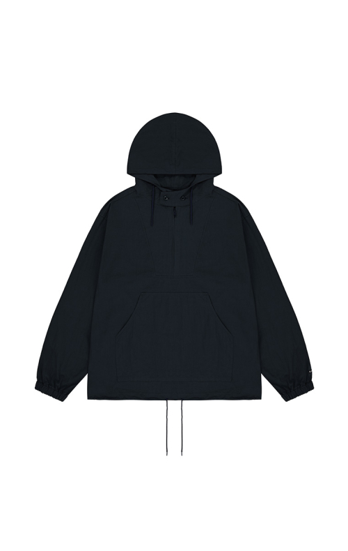 Анорак на пуговицах с капюшоном (Deep Navy)