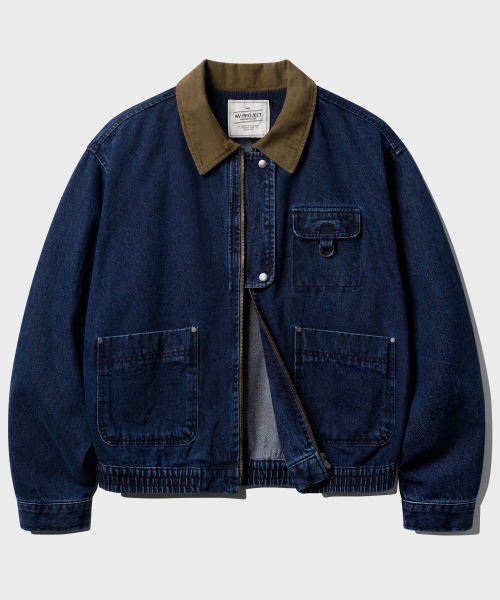 Unique Денимовая work jaket Синий JNOT7738